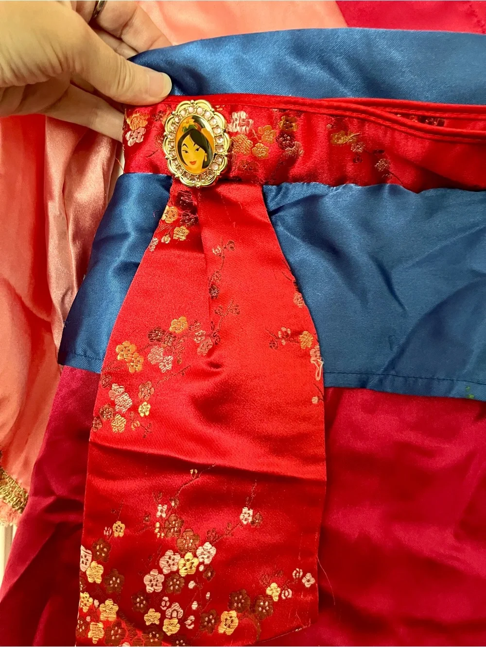 Disney Mulan Pink and Teal Costume Dress